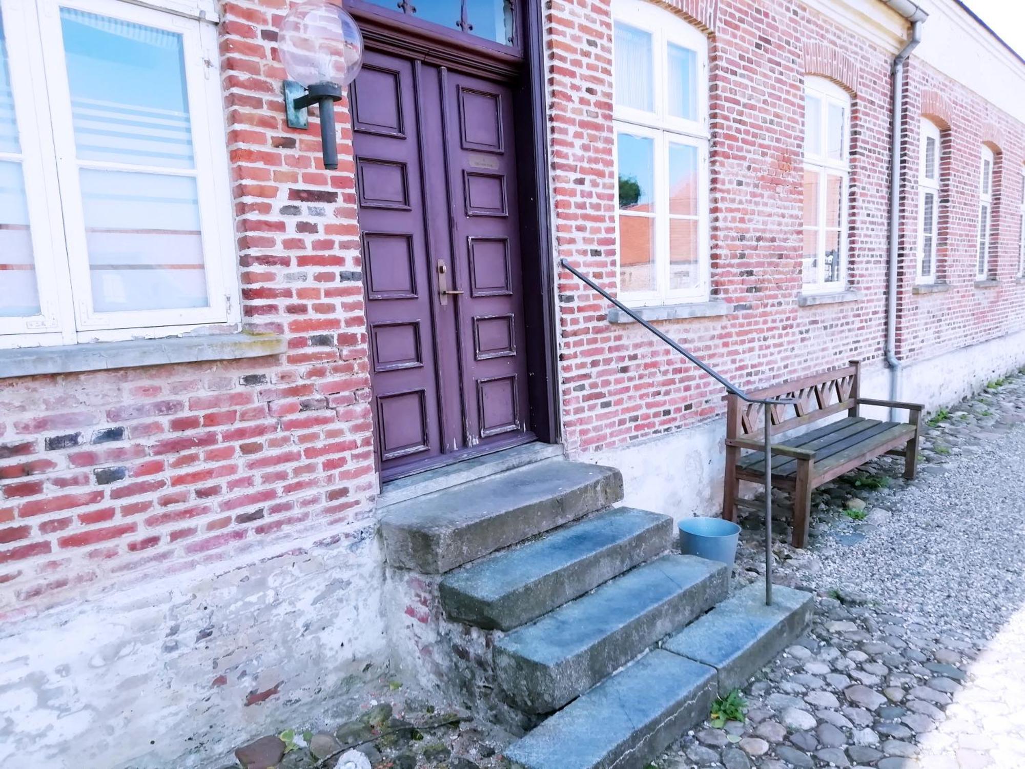 Den Gamle Kro Ved Gram Slot Buitenkant foto